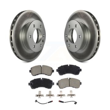Front Coated Brake Rotors Ceramic Pad Kit For Mercedes-Benz Sprinter 2500 3500 Dodge 4500 KGC-102591