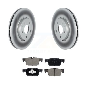 Front Coated Disc Brake Rotor And Ceramic Pad Kit For Volvo S60 V60 S90 Cross Country V90 KGC-102593