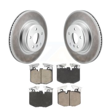 Front Coated Disc Brake Rotors And Ceramic Pads Kit For Toyota GR Supra KGC-102601