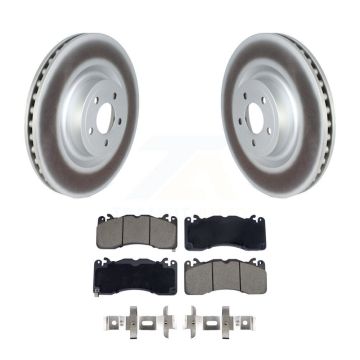 Front Coated Disc Brake Rotors And Ceramic Pads Kit For Ford Mustang KGC-102609