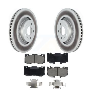 Front Coated Disc Brake Rotors And Ceramic Pads Kit For Ford Mustang KGC-102611