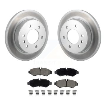 Rear Coated Brake Rotors Ceramic Pad Kit For Mercedes-Benz Sprinter 2500 3500 4500 3500XD KGC-102618