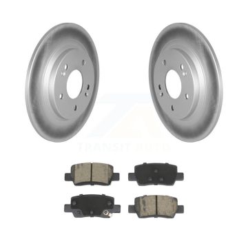 Rear Coated Disc Brake Rotor & Ceramic Pad Kit For Kia Seltos With Electric Parking KGC-102620