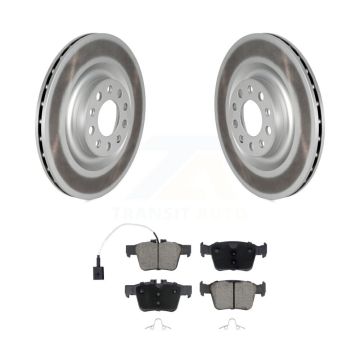 Rear Coated Disc Brake Rotors And Ceramic Pads Kit For Alfa Romeo Stelvio Giulia KGC-102626