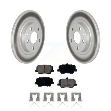 Rear Coat Brake Rotor Ceramic Pad Kit For 19-23 Volvo XC40 With 280mm Diameter KGC-102641