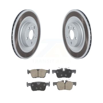 Rear Coat Brake Rotor Ceramic Pad Kit For 18-19 Volvo XC60 With 320mm Diameter KGC-102642