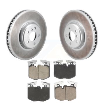 Front Coat Brake Rotor Ceramic Pad Kit For BMW 330i xDrive 530i Toyota GR Supra 330e 430i KGC-102662
