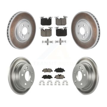 Front Rear Coated Disc Brake Rotors And Ceramic Pads Kit For Mini Cooper KGC-102685