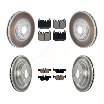 Front Rear Coated Disc Brake Rotor And Ceramic Pad Kit For Mini Cooper Countryman Clubman KGC-102710