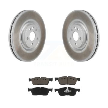 Front Coat Brake Rotors Ceramic Pad Kit For Jaguar E-Pace With 349mm Diameter Rotor KGC-102770