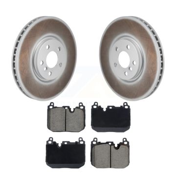 Front Coated Disc Brake Rotors And Ceramic Pads Kit For Mini Cooper Countryman Clubman KGC-102773