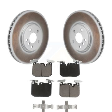 Front Coated Disc Brake Rotor Ceramic Pad Kit For 2020-2022 Mini Cooper John Works KGC-102774