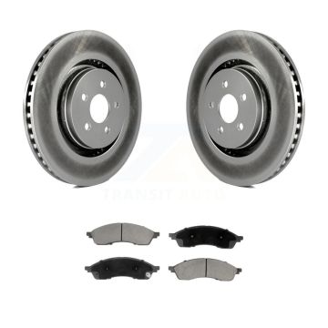 Front Coated Disc Brake Rotors And Ceramic Pads Kit For Lincoln Nautilus KGC-102782