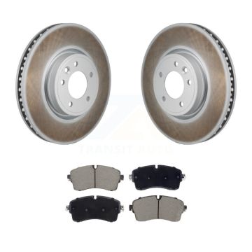 Front Coat Disc Brake Rotors Ceramic Pad Kit For Land Rover Discovery Range DIESEL engine KGC-102790