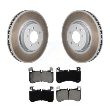 Front Coated Disc Brake Rotors And Ceramic Pads Kit For Land Rover Range Sport KGC-102792