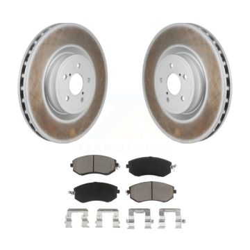 Front Coat Brake Rotor Ceramic Pad Kit For 2019-2020 Toyota 86 Base GT With Brembo Brakes KGC-102793