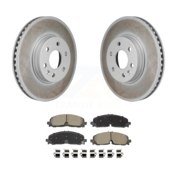 Front Coated Disc Brake Rotor Ceramic Pad Kit For 2021-2022 Chevrolet Colorado GMC Canyon KGC-102794