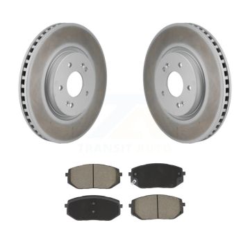 Front Coat Disc Brake Rotor Ceramic Pad Kit For Hyundai Tucson Kia Sportage Ioniq 5 EV6 6 KGC-102804