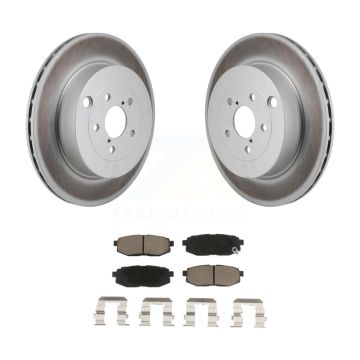 Rear Coated Disc Brake Rotors Ceramic Pad Kit For Subaru BRZ Toyota 86 With Brembo Brakes KGC-102811