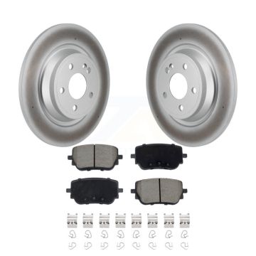Rear Coated Disc Brake Rotors Ceramic Pad Kit For Mercedes-Benz GLB250 GLA250 EQB 350 300 KGC-102818