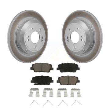 Rear Coated Disc Brake Rotors And Ceramic Pads Kit For Genesis G70 Kia Stinger KGC-102823