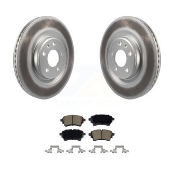 Rear Coat Brake Rotors Ceramic Pad Kit For Audi Q5 Sportback A5 A4 Quattro S5 SQ5 allroad KGC-102835