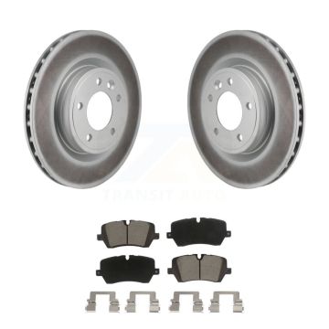 Rear Coated Disc Brake Rotors And Ceramic Pads Kit For Land Rover Discovery Range KGC-102843