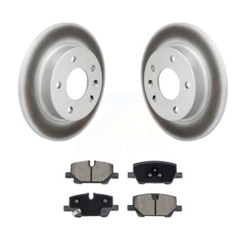 Rear Coated Disc Brake Rotors & Ceramic Pad Kit For Chevrolet Trailblazer Buick Encore GX KGC-102849