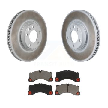 Front Coated Disc Brake Rotors And Ceramic Pad Kit For Volkswagen Touareg Porsche Cayenne KGC-102898