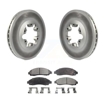 Front Coat Disc Brake Rotor Semi-Metallic Pad Kit For Chevrolet Colorado GMC Canyon Isuzu KGF-100029