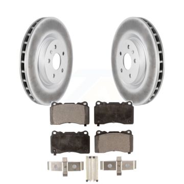 Front Coated Disc Brake Rotors And Semi-Metallic Pads Kit For Pontiac G8 Buick Regal KGF-100054