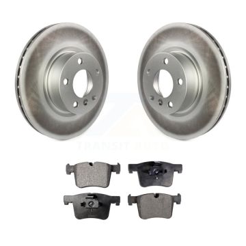 Front Coated Disc Brake Rotors And Semi-Metallic Pads Kit For BMW X3 X4 KGF-100455