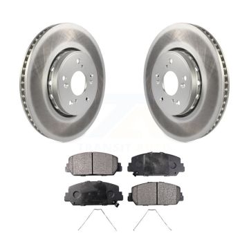 Front Coated Disc Brake Rotors And Semi-Metallic Pads Kit For Acura RDX ILX KGF-100480