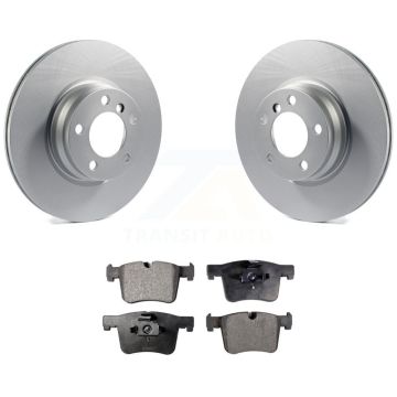 Front Coated Disc Brake Rotors And Semi-Metallic Pads Kit For BMW 328i 330e KGF-100491