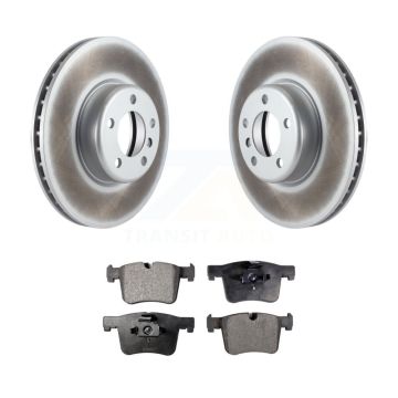 Front Coated Disc Brake Rotors And Semi-Metallic Pads Kit For BMW 335i xDrive GT KGF-100518