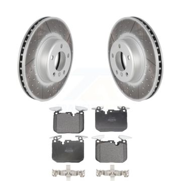 Front Coat Brake Rotor Semi-Metallic Pad Kit For BMW 328i xDrive 330i 320i 435i 440i 228i KGF-100522