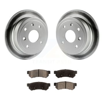 Rear Coat Disc Brake Rotors Semi-Metallic Pad Kit For Chevrolet Optra Suzuki Forenza Reno KGF-101221