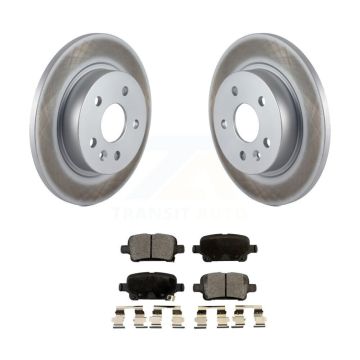 Rear Coated Disc Brake Rotors And Semi-Metallic Pads Kit For Chevrolet Cruze KGF-101236