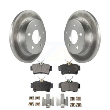 Rear Coated Disc Brake Rotors And Semi-Metallic Pads Kit For Ford Mustang KGF-101248