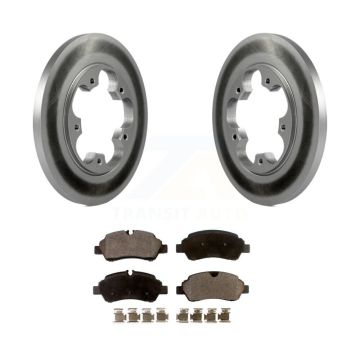 Rear Coat Brake Rotors Semi-Metallic Pad Kit For Ford Transit-250 Transit-150 Transit-350 KGF-101294