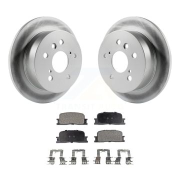 Rear Coated Disc Brake Rotor And Semi-Metallic Pad Kit For Toyota Camry Lexus ES330 ES300 KGF-101369