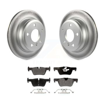 Rear Coat Brake Rotors Semi-Metallic Pad Kit For BMW 328i xDrive 330i 320i 428i 328d 430i KGF-101556