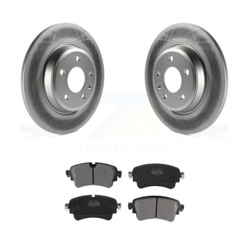 Rear Coated Disc Brake Rotor & Semi-Metallic Pad Kit For Audi A4 Quattro With Solid KGF-101771