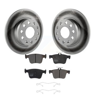 Rear Coat Brake Rotor Semi-Metallic Pad Kit For Volkswagen Taos Audi A3 Quattro e-Golf TT KGF-101774