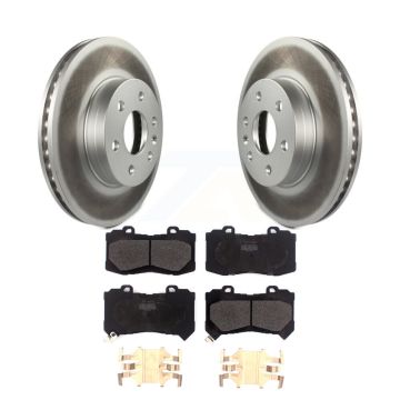 Front Coat Brake Rotors Semi-Metallic Pad Kit For 2015-2020 Chevrolet Colorado GMC Canyon KGF-101842