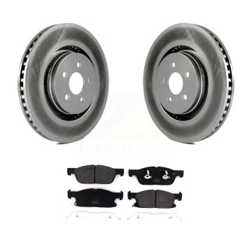 Front Coat Disc Brake Rotor Semi-Metallic Pad Kit For Ford Fusion Lincoln MKZ Continental KGF-101844