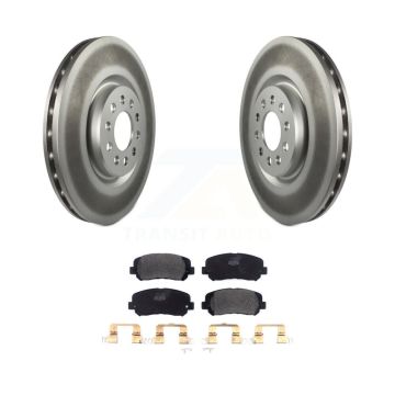 Front Coated Disc Brake Rotors And Semi-Metallic Pads Kit For Jeep Cherokee Chrysler 200 KGF-101846
