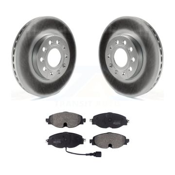 Front Coat Brake Rotor Semi-Metallic Pad Kit For Volkswagen Golf Jetta SportWagen Taos A3 KGF-101850