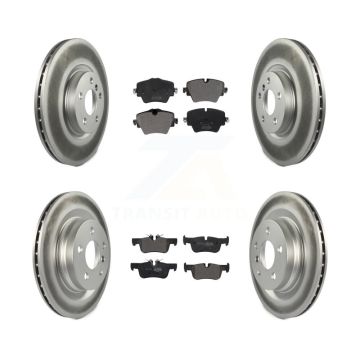 Front Rear Coated Brake Rotors Semi-Metallic Pad Kit For BMW X1 X2 Mini Cooper Countryman KGF-101869