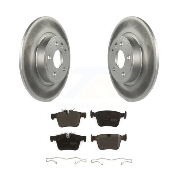 Rear Coat Brake Rotors Semi-Metallic Pad Kit For Land Rover Discovery Sport Jaguar E-Pace KGF-101872